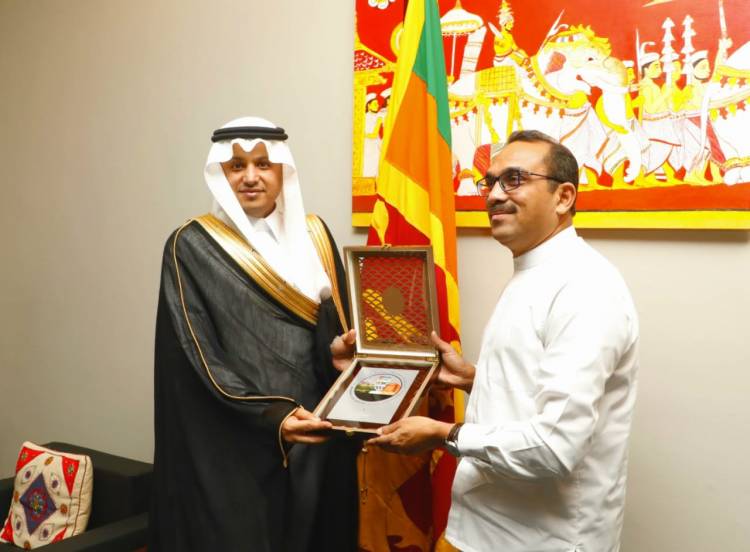 அமைச்சர் பிமல் - சவூதி தூதுவர் சந்திப்பு